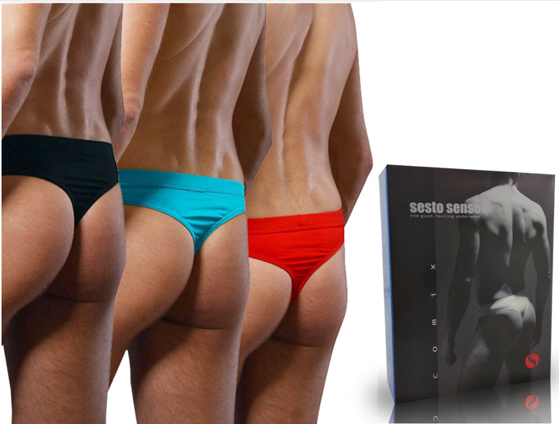 Herren String Slip UnterwÃ¤Sche Tanga Unterhose MÃ¤Nner Pants Sesto Comix
