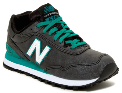 New Balance 515 Classic Sneaker Women's Shoes WL515MBR Black Green Size 9