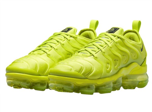 Women Nike Air VaporMax Plus Running Shoes Volt Tennis Ball
