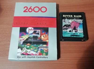 River Raid 2600 video game cartridge compatible Atari game + box spiel juego jeu