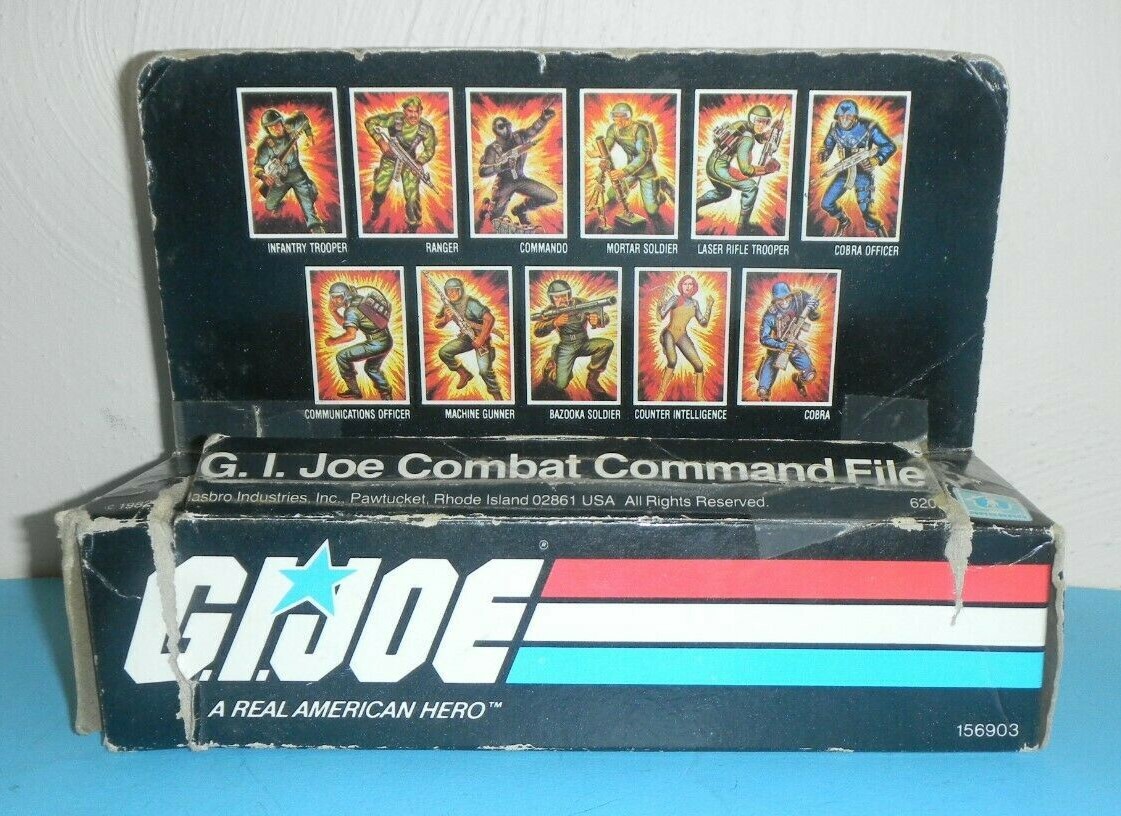 1982 GI Joe Cobra Missile Command Center Headquarters Red Back File