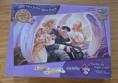 The Day The Angels Cried 9/11 FDNY 1000 Piece Jumbo Jigsaw Puzzle New new york