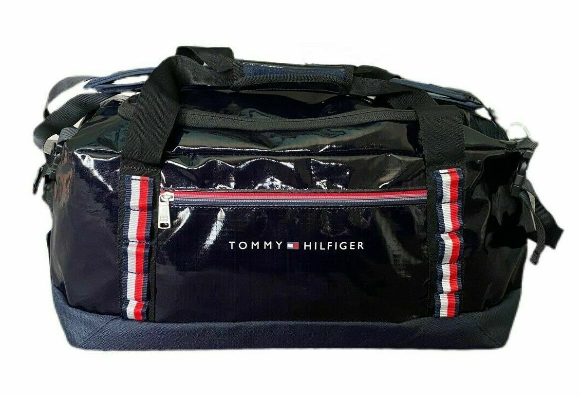Tommy Hilfiger Travel Duffle Bag / Backpack Navy Blue Carry 