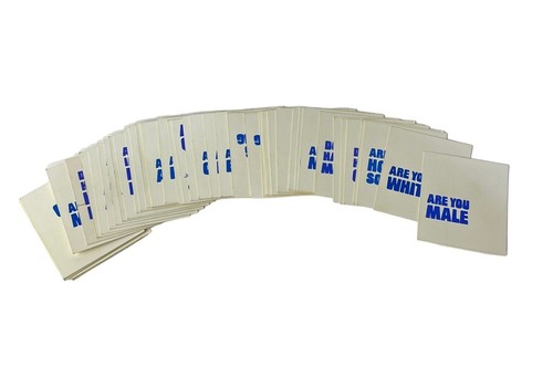 Whosit? Board Game Replacement Game 48 Question Cards Parker Brothers 1976