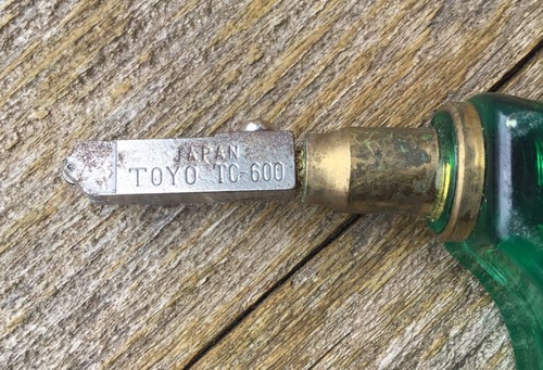 Toyo Oil Hand Cutter TC-600 Japan VERY CLEAN Glass Cutter