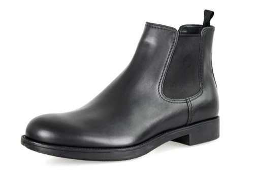 Pre-owned Prada Luxury  Chelsea Boots Shoes 2te082 Black Leather