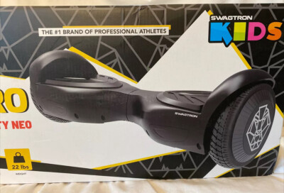 Swagboard- Swagtron- Up to 155lbs & 6mph-T882 Black-new