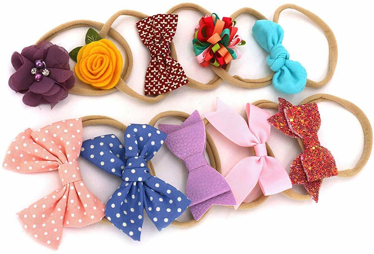 Baby Girl Headbands And Bows Best Hair Ties For Infants Toddler