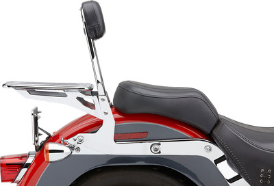 Cobra 14in Chrome Detachable Backrest Kit Harley Softail Deuce 00-07