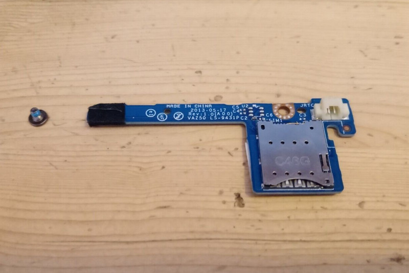 Carte Lecteur Carte Sim Dell Latitude E7240 / Ls-9431p / 0yy58c