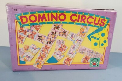 DOMINO CIRCUS by Discovery Toys age 3 and up a Developmental Game NEW Unopened