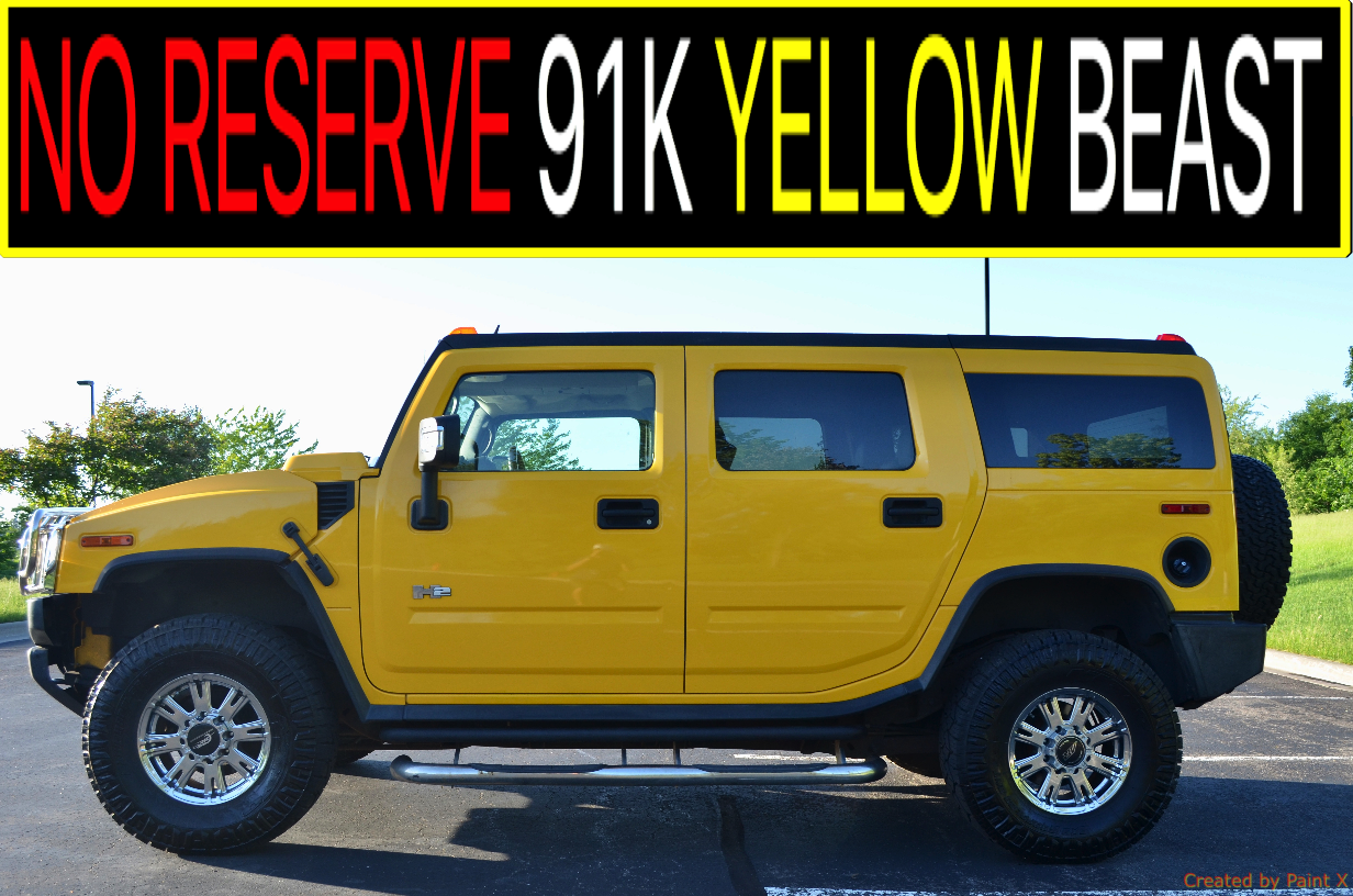 91K MILES MAKE OFFER HEATED SEATS YELLOW CHROME RIMS LOADED H1 H3 DENALI V8 6.0L 91K MILES MAKE OFFER HEATED SEATS YELLOW CHROME RIMS LOADED H1 H3 DENALI V8 6.0L