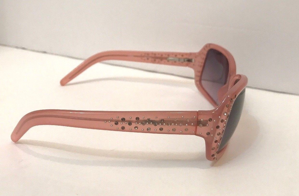 Fossil Sunglasses Lindy PS3338 650 Mod Sparkle Square Designer Pink Shades
