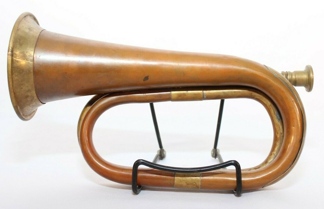 Bugle Copper and Brass Army Parade Made in India Home Decor