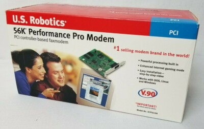 US Robotics 56k Performance Pro Modem V.90 PCI Model no. 3CP5610A  Faxmodem