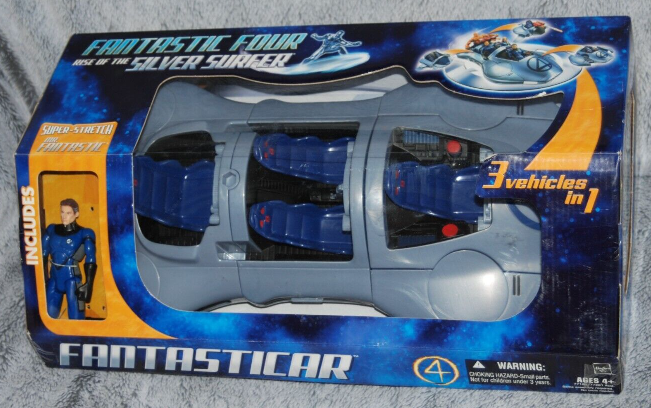 Fantastic Four Rise Silver Surfer 3 In 1 Fantasticar Hasbro