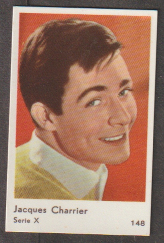 JN Vintage Swedish trading cards - Jacques Charrier