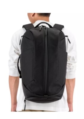 NWT Aer Black Duffel Pack Travel Backpack Gym NEW