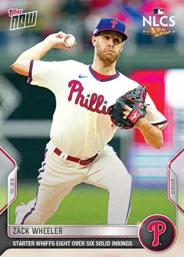 2022 Topps Now - Zack Wheeler #1124