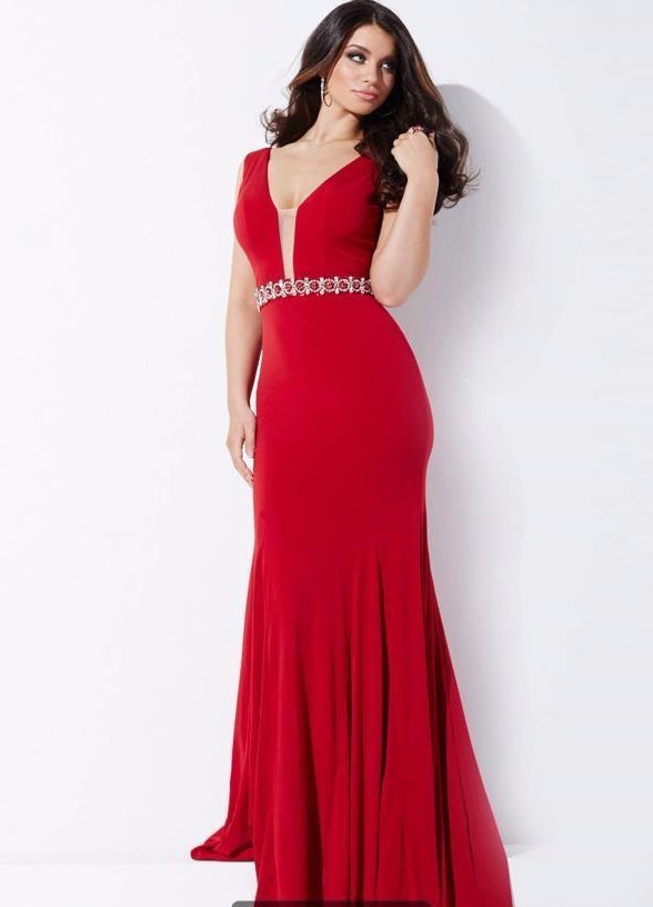open lace back dress Jovani 05664CL Dress main image 0