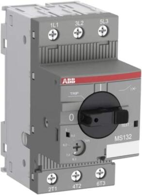 ABB Démarreur manuel 1SAM350000R1008 - 3 broches, 4 A, 690 V, 6 kV, 1.5 kW