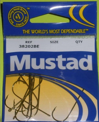 Mustad 38202BE #6 10Ct Blond Aberdeen Haken