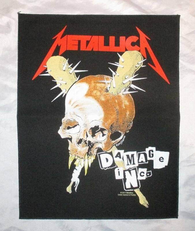 Metallica Damage Inc Large Back Patch New