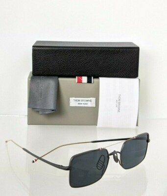 Pre-owned Dita Brand Authentic Thom Browne Sunglasses Tbs 909-49-04 Black Gold Tb909 Frame In Blue