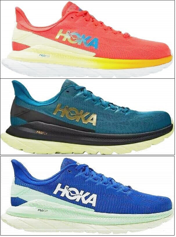 NEW! HOKA One One Men's Mach 4 Running Shoes Colors Sizes