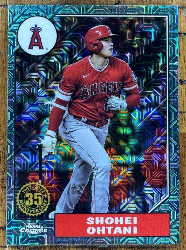 2022 Topps Chrome Platinum B&W Mini Diamond Refractor Shohei