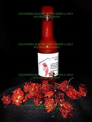Organic Trinidad Scorpion Hot Sauce SALSA PICANTE~5 oz.! NUCLE...
