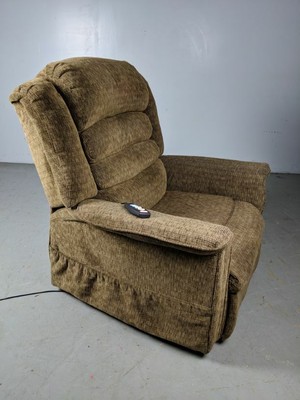 Lift Chair Recliner w Heat and Massage by Jackson Furniture Light Brown Tweed