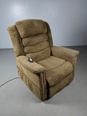 Lift Chair Recliner w Heat and Massage by Jackson Furniture Light Brown Tweed