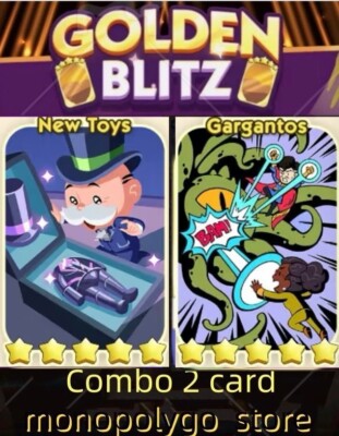 Monopoly GO Golden Blitz November 19 FAST DELIVERY New Toys&Gargantos