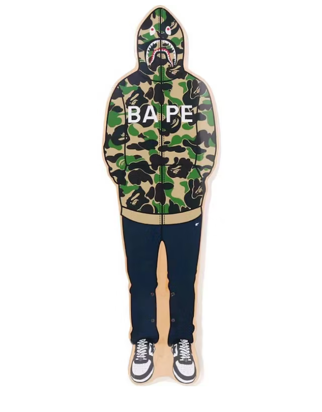 BAPE Bathing Ape Shark Seijin Skate Deck