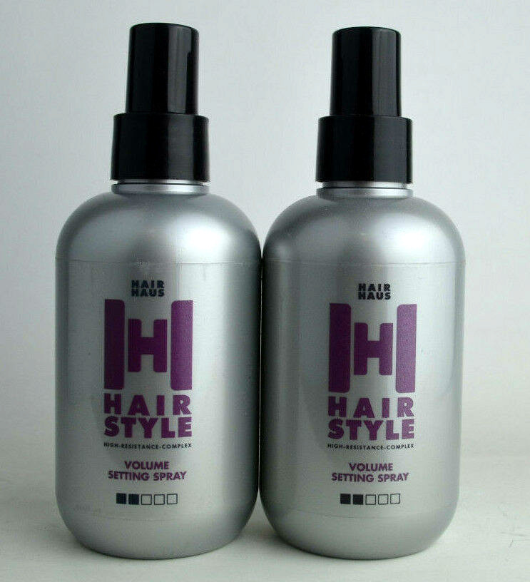 (EUR 39,98 / L) 2x 200ml HairHaus Hairstyle Volume Setting Spray Föhnlotion