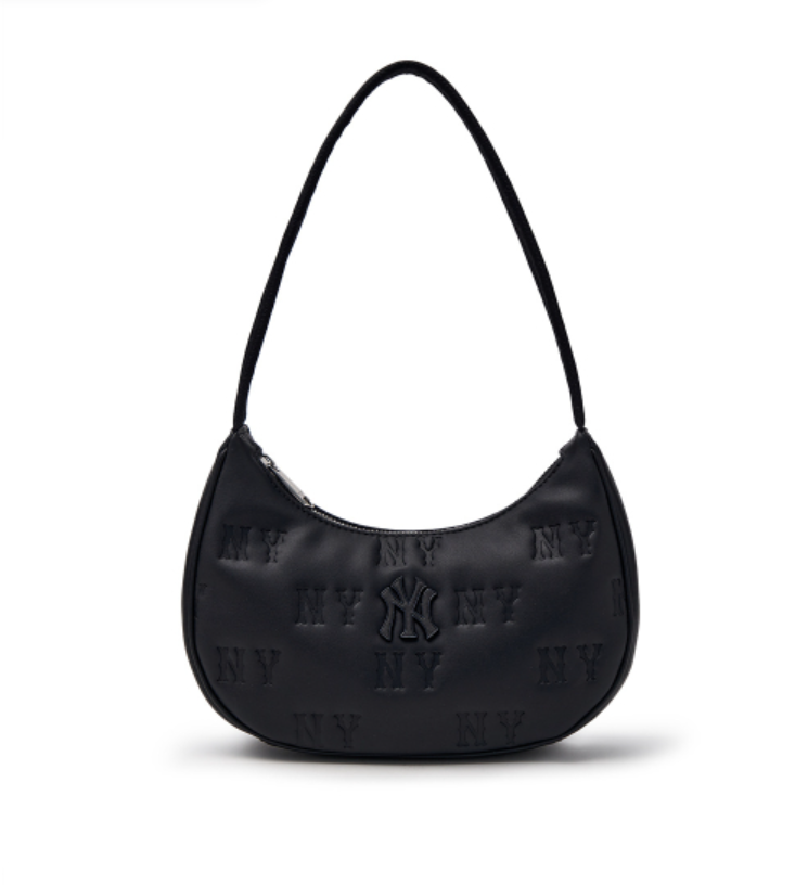 トートバッグ [ MLB ] CLASSIC MONOGRAM JAQUARD HOBOBAG MLB Big Classic Monogram Jacquard New York Yankees Hobo Bag