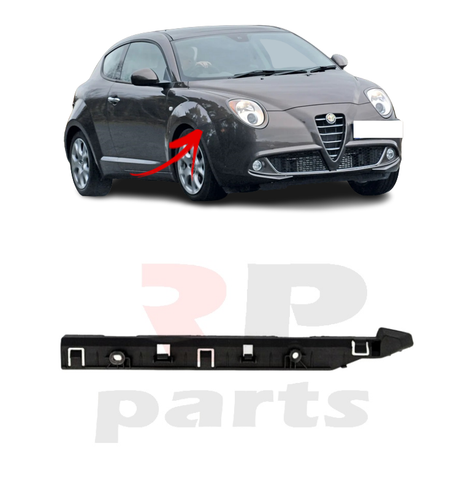 FOR ALFA ROMEO MITO 2008 - 2019 NEW FRONT BUMPER HOLDER BRACKET RIGHT O/S