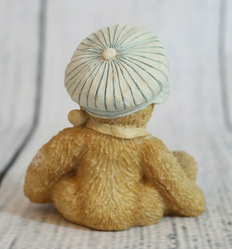 Cherished Teddies Thomas Chuggin' Along #911739 Vintage 1992 Figurine