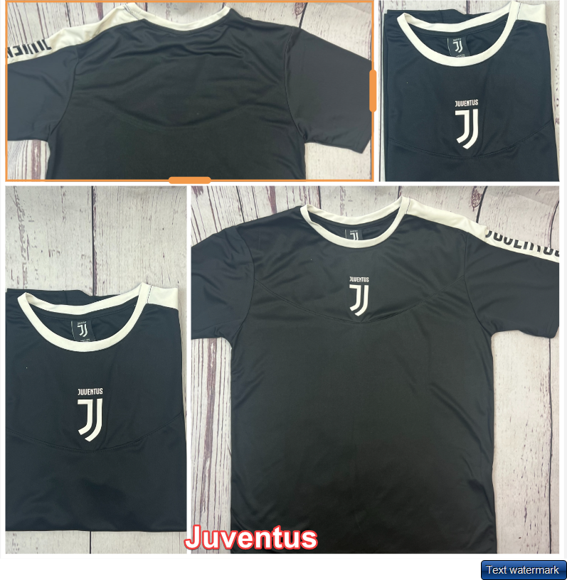 Soccer Football Futbol Official T-shirt JUVENTUS BLACK M/L/XL