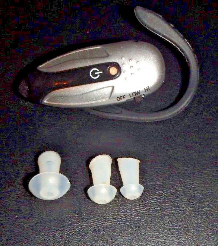 Bell+Howell Silver Sonic XL Rechargeable Personal Sound Amplifier Hearing Aid