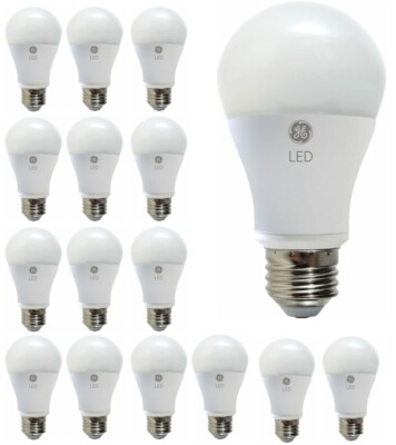 NEW GE LED Light Bulb, Non-dimmable A19, 5W (40 Watt Equivalent). 8/16/24-pack 
