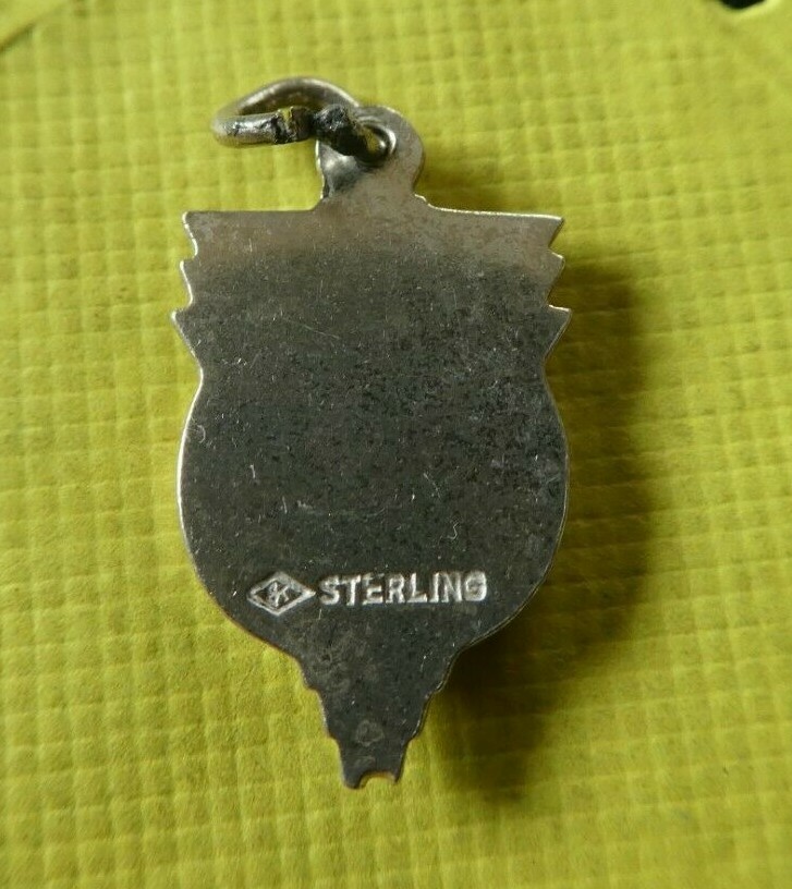 Vtg Sterling Silver Mount Washington Cog Railway New Hampshire Railroad Charm