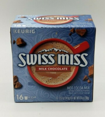  Swiss Miss Milk Choclate Hot Cocoa Keurig K Cup 16 Pods Best Buy (Best K Cup Hot Chocolate)