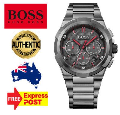 brand new 1513361 hugo boss mens supernova metal gun edition chronograph watch 292828711407