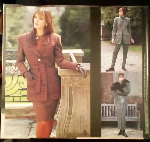 Vintage VOGUE Oct 1993 Sewing PATTERN COUNTER CATALOG Store Book Retro Fashion