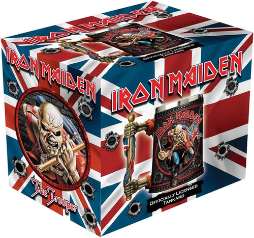 Nemesis Now Iron Maiden Tankard Mug 14cm Black, 600 milliliters Black