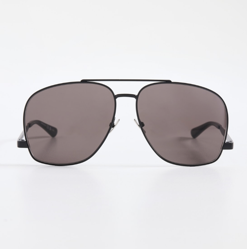 Pre-owned Saint Laurent Yves  Sl-653-leon-002 Black Black Black Sunglasses