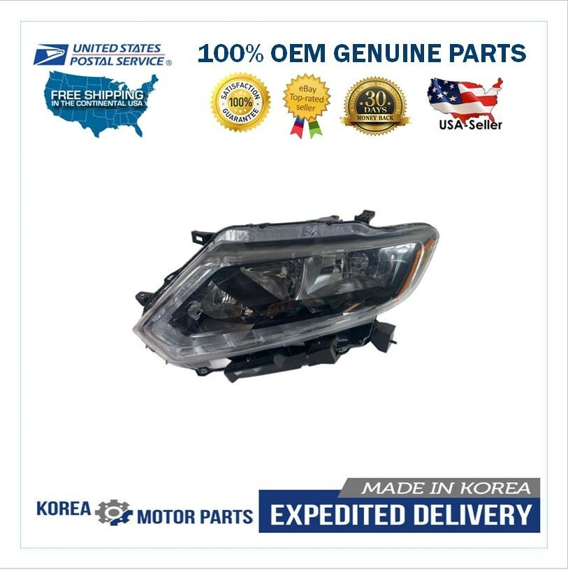 OEM ✅LEFT HEADLAMP ASSEMBLY FOR 2014-2017 NISSAN ROGUE # 26060-5HA0A