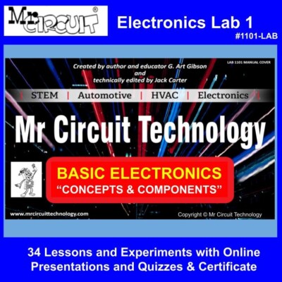 Electronics Fundamentals Learning Kit Mr Circuit Lab 1  #1101- Basic Electronics
